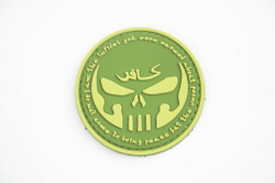 Шеврон Punisher Infidel PVC. Олива