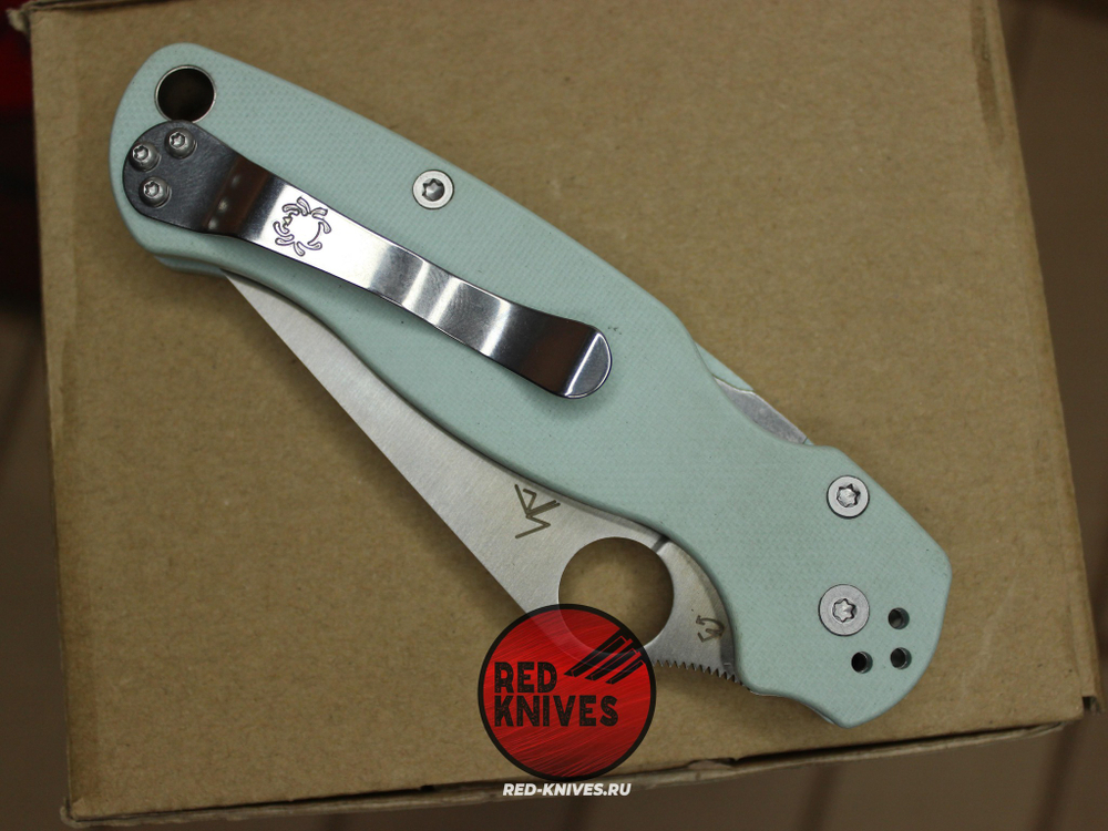 Нож Spyderco Paramilitary 2 G10 - минт рукоять, клинок сатин RK/466