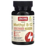 Jarrow Formulas, Метил Б-12, метилкобаламин, лимон, 1000 мкг, 100 жевательных таблеток