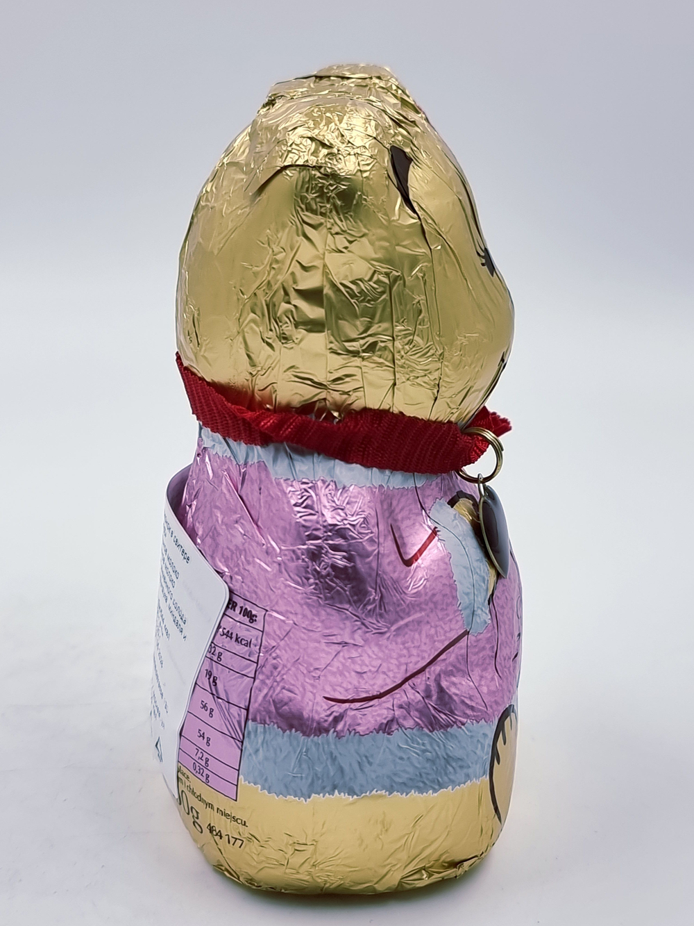 Lindt Teddy Шоколад молочный в форме Мишки, красный/розовый 100 г 1 шт (Германия)