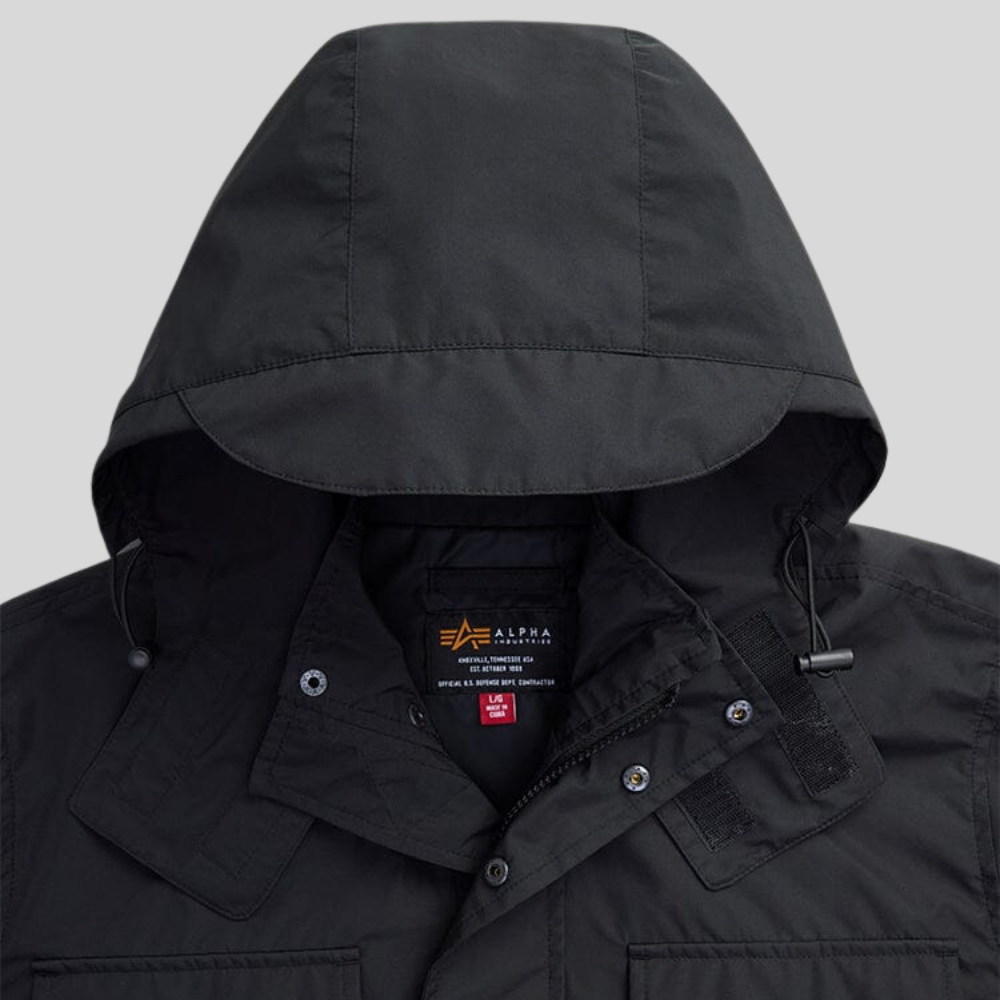 Куртка Alpha Industries Tactical M-65 Field Coat Black (Черная)