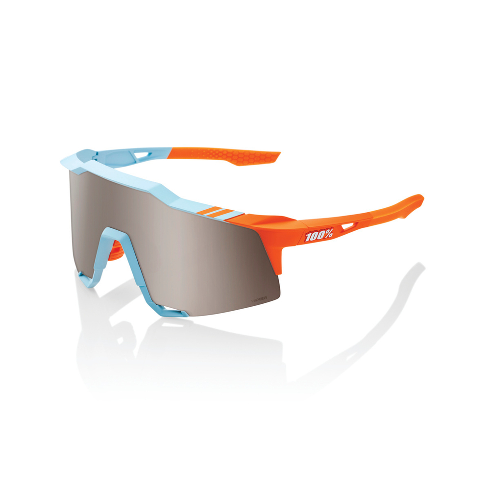 Спортивные очки с диоптриями 100% Speedcraft / Soft Tact Two Tone / HiPER Silver Mirror Lens