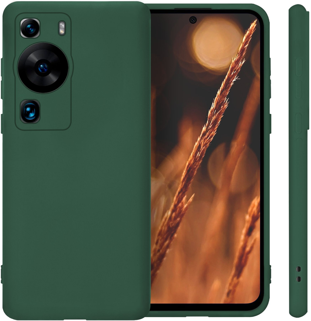 Мягкий Soft Touch чехол из силикона для HUAWEI P60 / P60 PRO с бархатной подкладкой