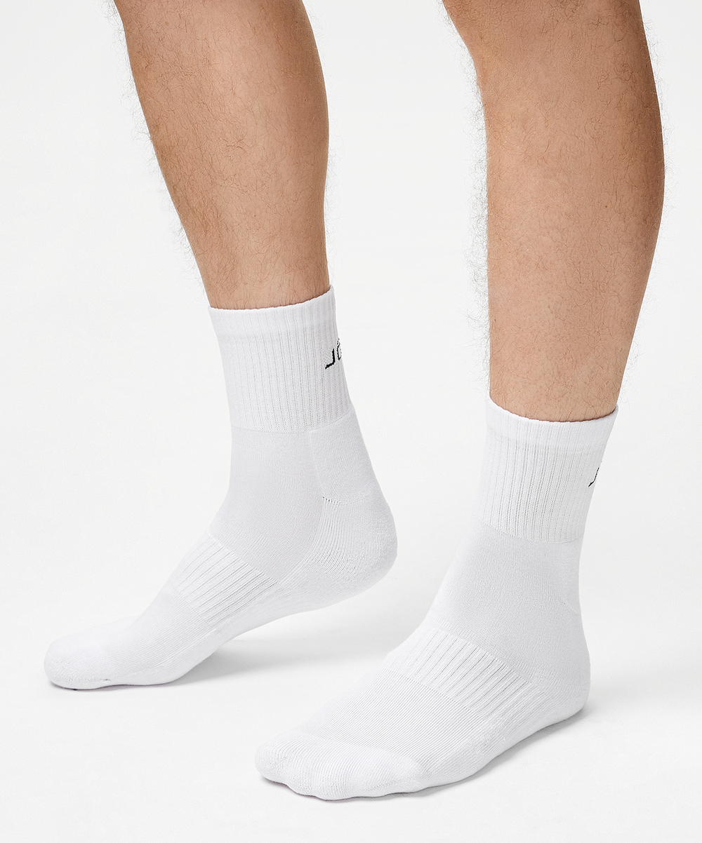 Носки средние ESSENTIAL Mid Cushioned Socks, белый
