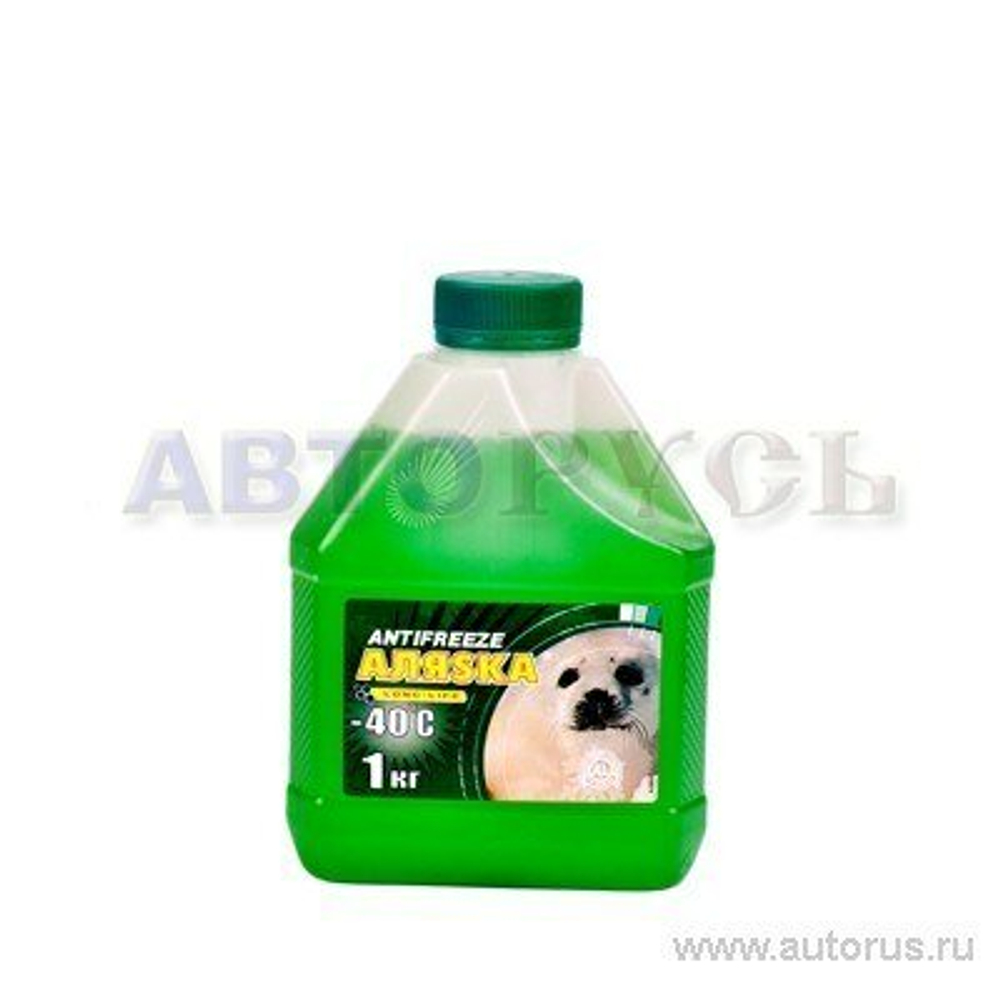 Антифриз Аляска Long Life G11 готовый -40C зеленый 1 кг 5085