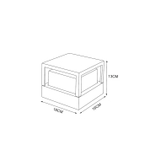 Уличный настенный светильник Arte Lamp ULYSSES A8712AL-1BK, 1хLED