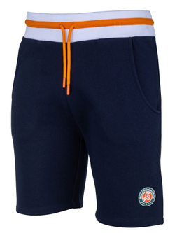 Мужские теннисные шорты Roland Garros 2024 Stripes Sweat Shorts - navy
