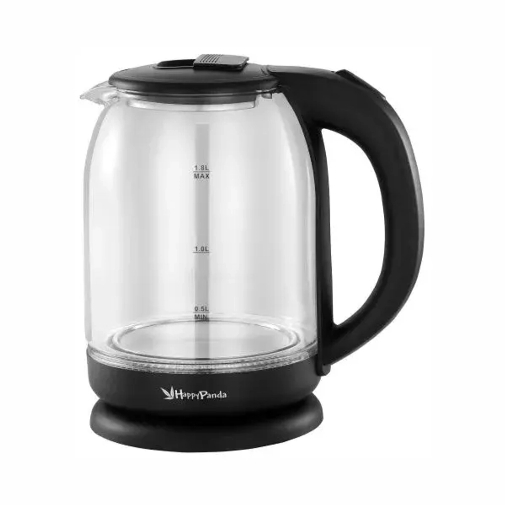Чайник электр HP-2709SPBK (1.8) стекл чер точечн.подсв