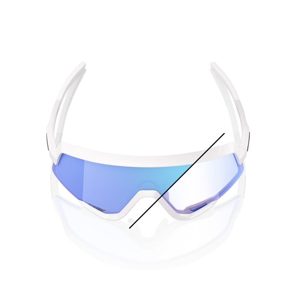 Спортивные очки 100% GLENDALE LE Bastille / Pearl White Glitter / Blue Mirror Photochromic Lens