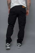 Карго брюки черные Yakuza Premium 3750