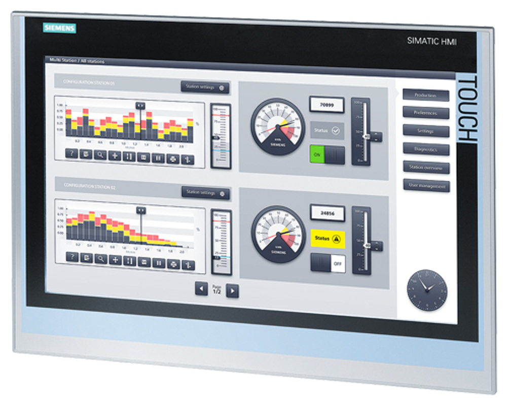 Интерфейс HMI Siemens TP1900