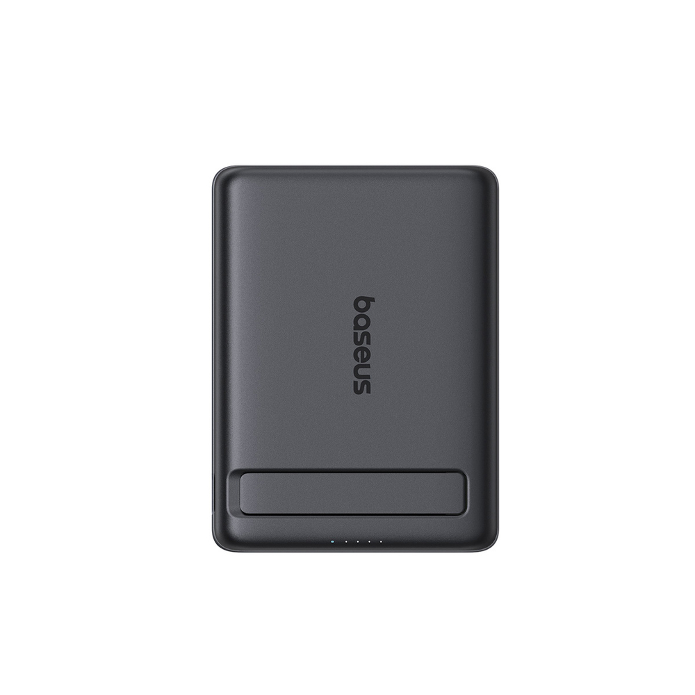 Внешний аккумулятор + Беспроводная зарядка Baseus PicoGo AM31 Ultra-Mini Magnetic Power Bank with Kickstand C+Qi2 5000mAh 20W (MagSafe)