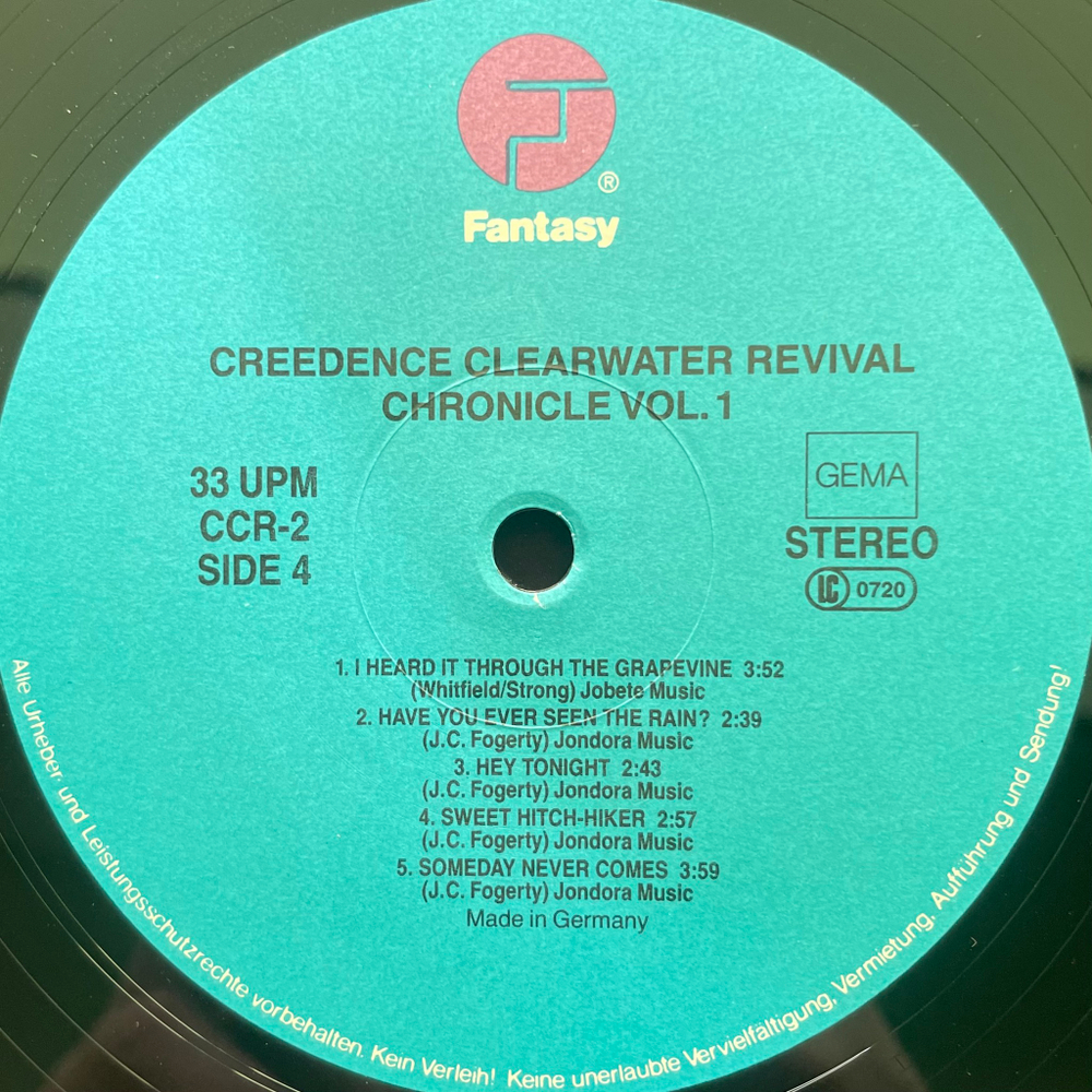 Creedence Clearwater Revival Featuring John Fogerty - Chronicle - The 20 Greatest Hits 2LP (Германия)