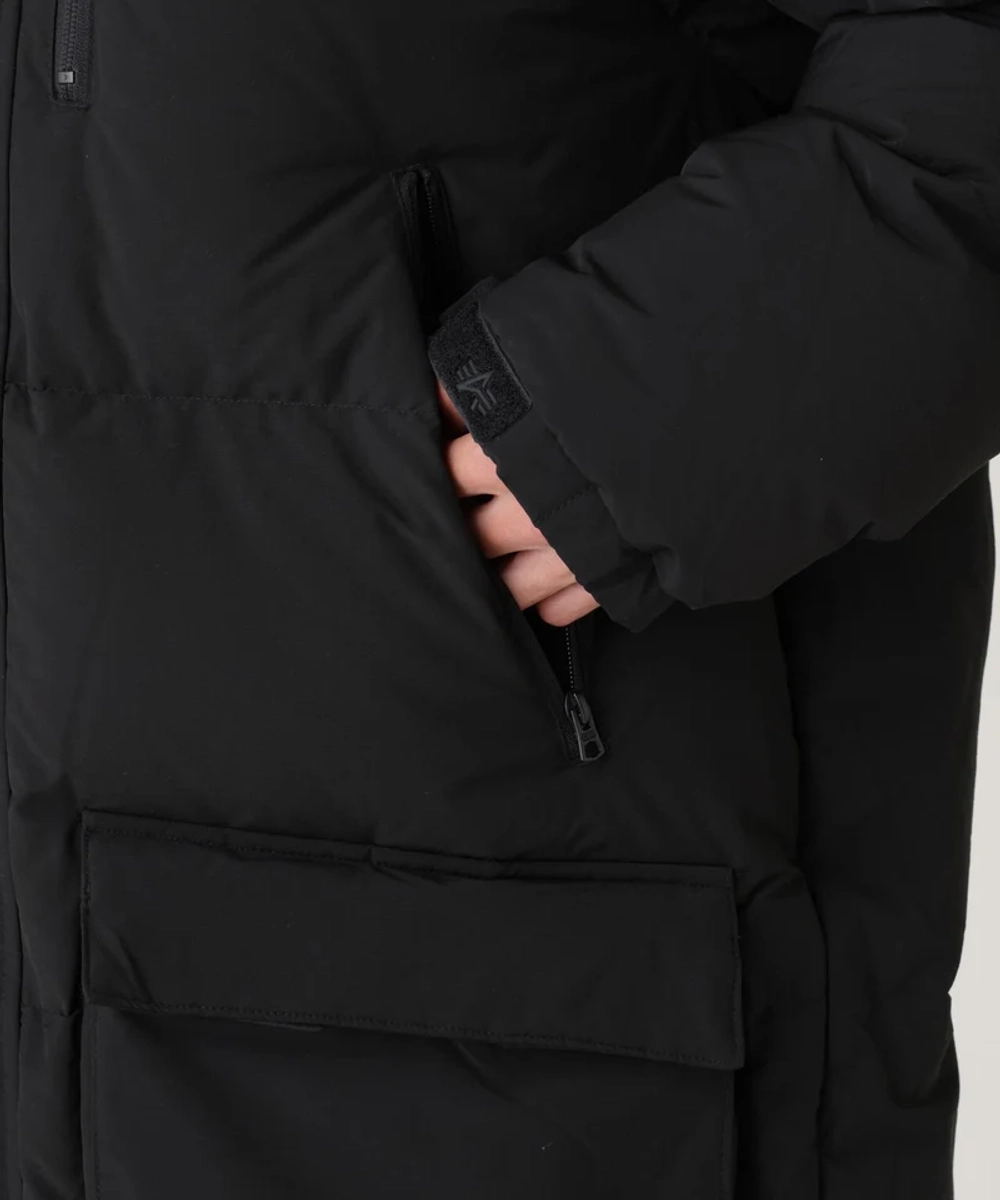 Парка пуховая Alpha Industries Long Puffer Parka - Black