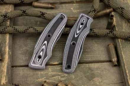 Накладки CityHunter & Urban из G10 Черно-Белые (старые версии)