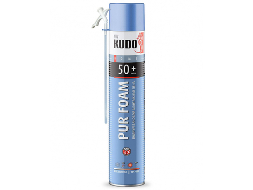 пена монтажная бытовая KUDO HOME PUR FOAM 50+ 1000мл