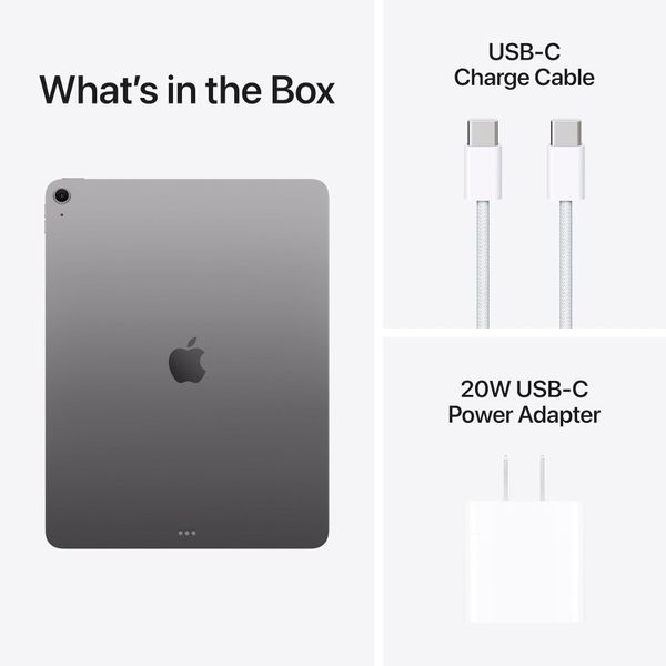 Планшет Apple iPad Air 13 (M4, 2026) 256 ГБ Wi-Fi Серый космос | Space Gray