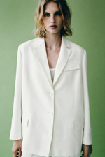 БЛЕЙЗЕР ПРЯМОГО КРОЯ — ZW COLLECTION — ZARA