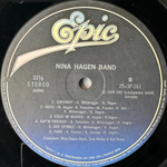 Nina Hagen Band ‎– Nina Hagen Band (Япония 1979г.)