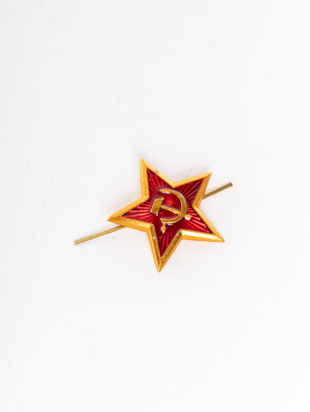 Звезда Советской Армии времён ВОВ (красная) 34 мм.