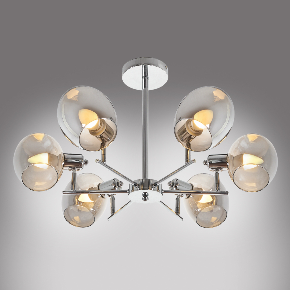 Потолочная люстра на штанге MyFar Diana MR1641-6C