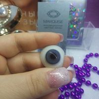 Натуральные Сине - голубые линзы c окантовкой на 12 мес. Marquise essvase Blue/ Для темных и светлых глаз