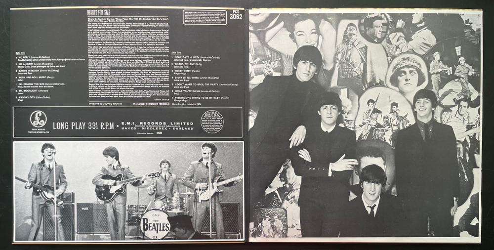 The Beatles - Beatles For Sale (Швеция 1978г.)