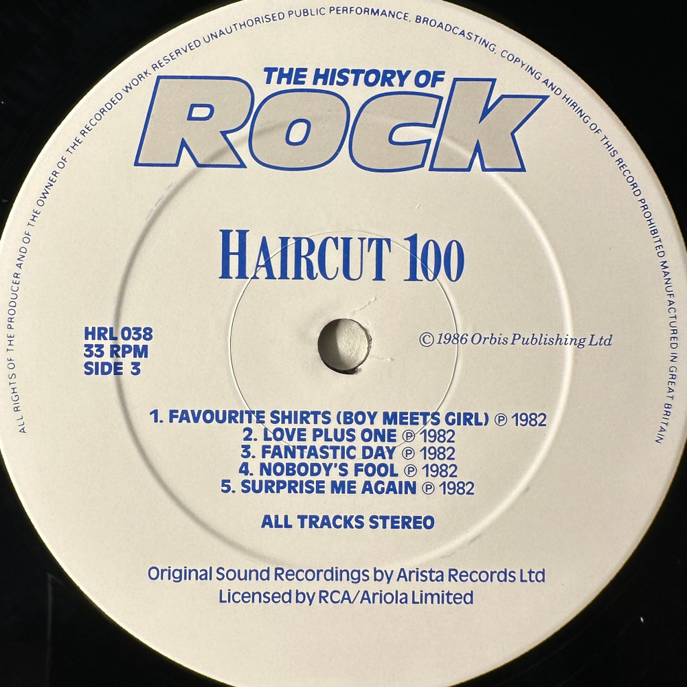 Сборник History Of Rock 38 2LP (Англия 1986г.)