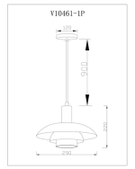Подвесной светильник Moderli Pescara V10461-1P
