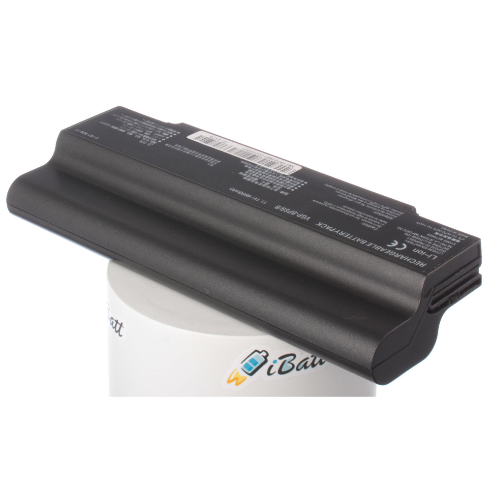 Аккумулятор iBatt 6600mAh, для VGN-NR31ZR VGN-NR31ER VGN-NR21SR PCG-7115P VGN-NR11SR VGN-SZ760 VGN-CR510E