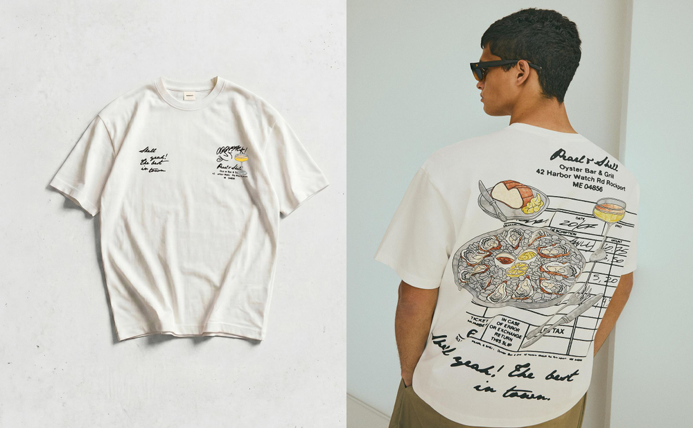 Мужская футболка relaxed fit с принтом, арт. 2585/071 - BERSHKA