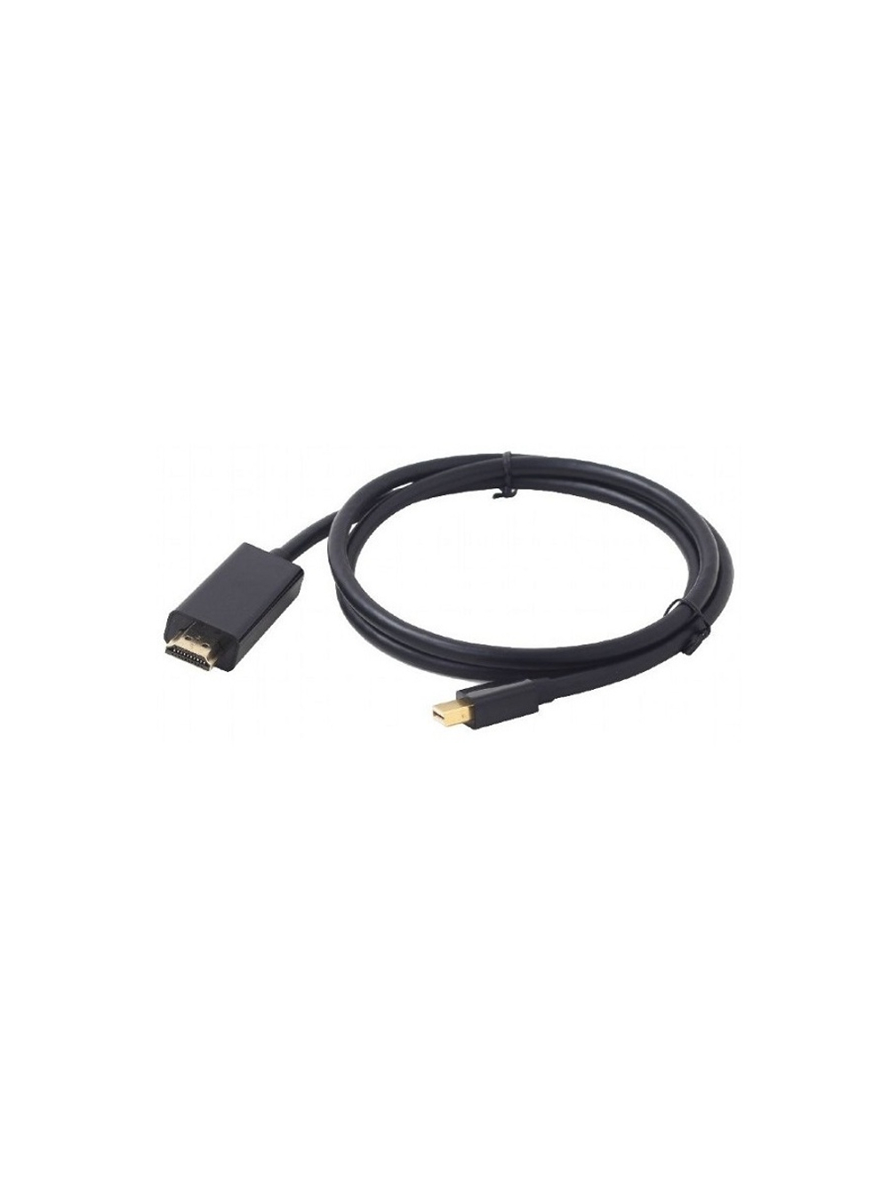 Cablexpert Кабель mDP-HDMI, 20M/19M, 1.8м, черный, позол.разъемы, пакет (CC-mDP-HDMI-6)