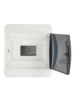 Корпус пластиковый ЩРН-П-8 IP41 черная прозрачная дверь TEKFOR IEK