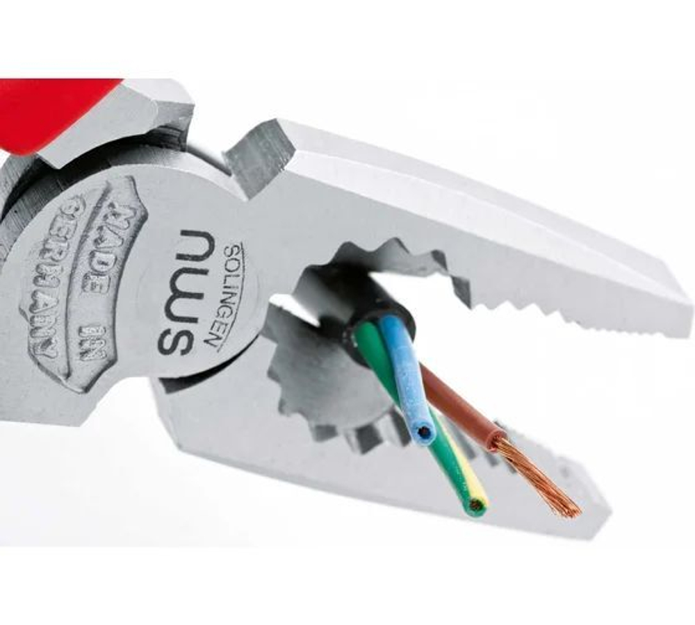 NWS Пассатижи диэлектр. CombiMax 1000В VDE 165 мм, покрытие Crom, рукоятки SoftGripp