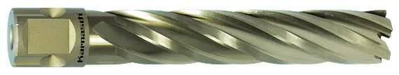 Корончатое сверло Karnasch 18х80 мм, GOLD-LINE, Nitto + Weldon 19, арт. 20.1285N-018