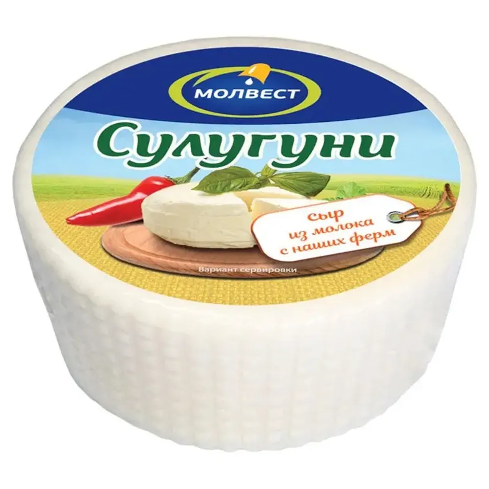 Сыр Сулугуни круг МОЛВЕСТ,шт