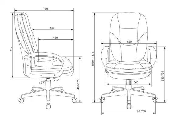 Кресло руководителя Бюрократ CH-868N Fabric черный Light-20 крестов. пластик