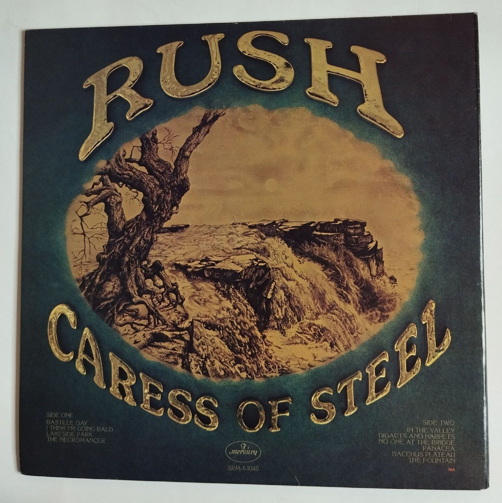 Винтажная виниловая пластинка LP Rush Caress Of Steel (USA 1983)