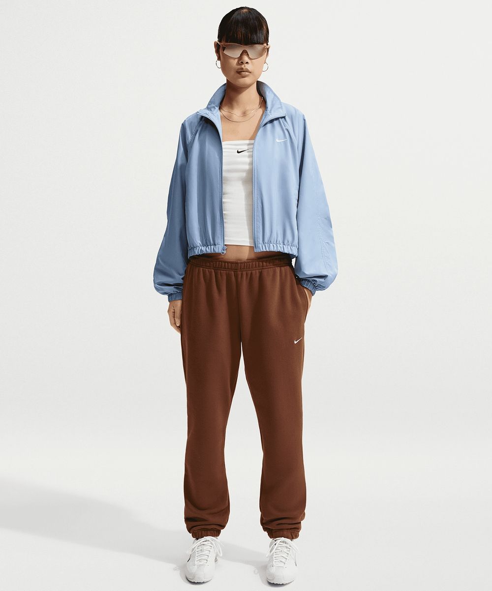 Брюки спортивные женские NIKE W NK STDO FLC MW MR STD CF PNT