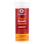 Amazing Grass, Fizzy Green Tablets, Energy, тропические фрукты, 10 таблеток