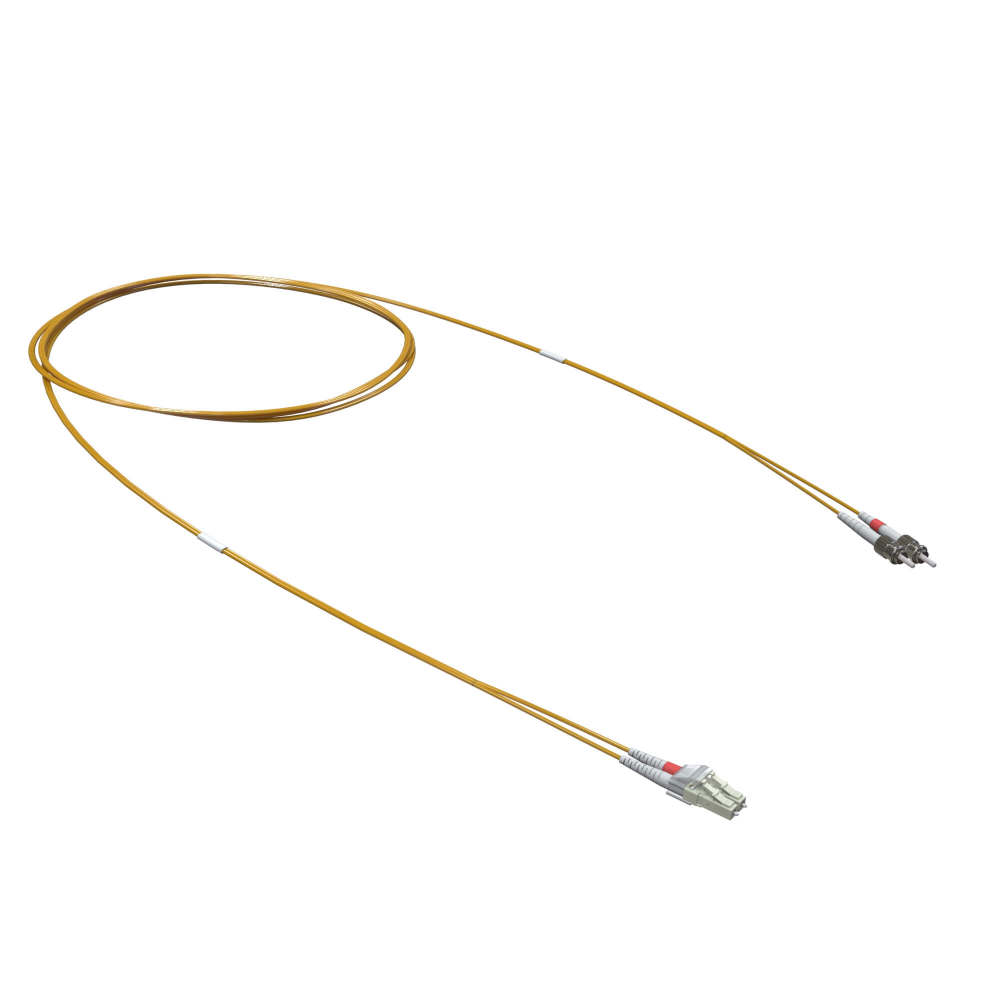Оптический коммутационный шнур переходной Duplex LC-UPC/ST-UPC, 50/125 OM2, 3 м