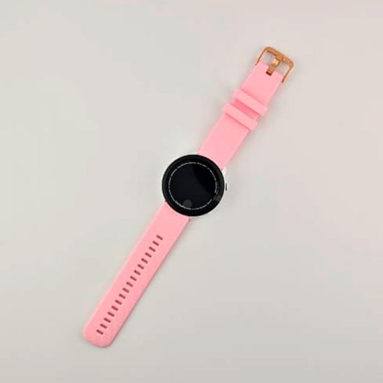 Ремешок Quick Release 20 мм для Garmin Forerunner 55/245/645, Venu, Venu Sq, Venu 2 Plus, Vivoactive 3, Vivomove быстросъемный пряжка золото (розовый)