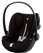 Коляска Cybex Coya Rosegold Frame Cloud G i-Size Moon Black Plus Leaf Green с дождевиком и бампером