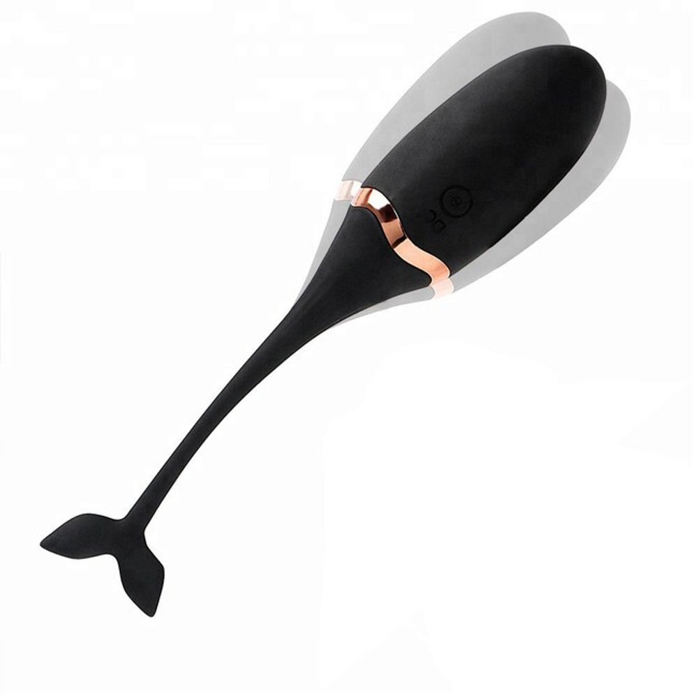 Черное виброяйцо с дистанционным управлением Wireless Remote Control Pussy Vibrator G-spot (Цвет: черный)