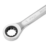 Ключ комбинированный, с трещеткой, 17 мм Denzel — фото 6