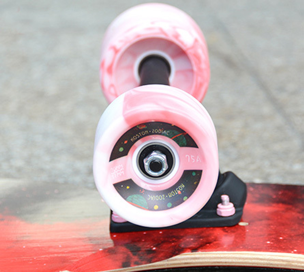 Колеса для лонгборда Koston WH157-2 Pink 70х51мм 80А