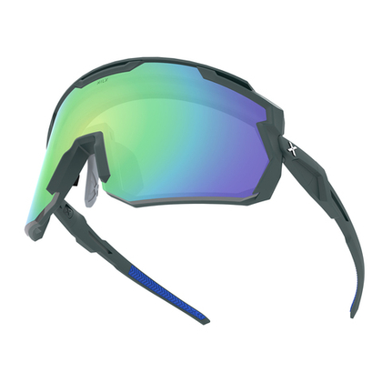 Спортивные очки HILX Samurai / Matt Solid Seaweed Green / Green Polarized Lens + Clear Lens