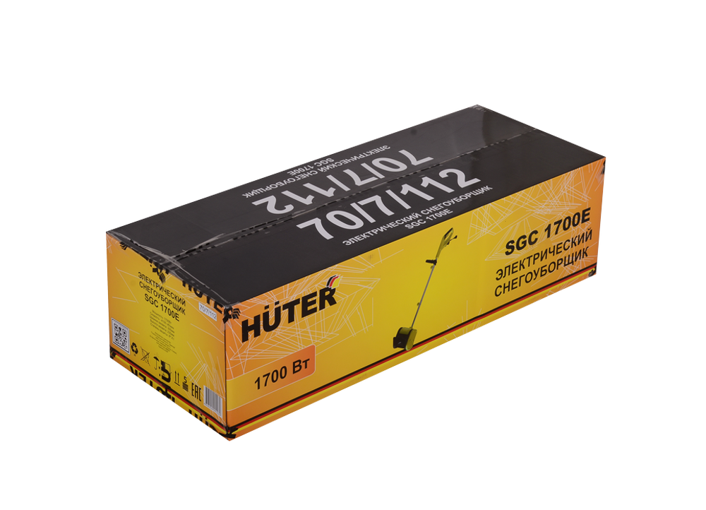 SGC 1700E Снегоуборщик электрический HÜTER 7/112