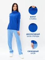 Лонгслив оверсайз с воротником