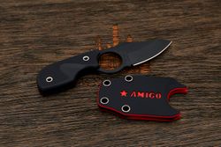 Нож EDC (разделочный) Kizlyar Supreme Amigo-X, клинок 45мм, AUS-8, G10